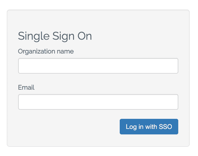 SSO Login