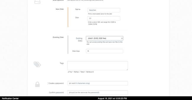 password form field